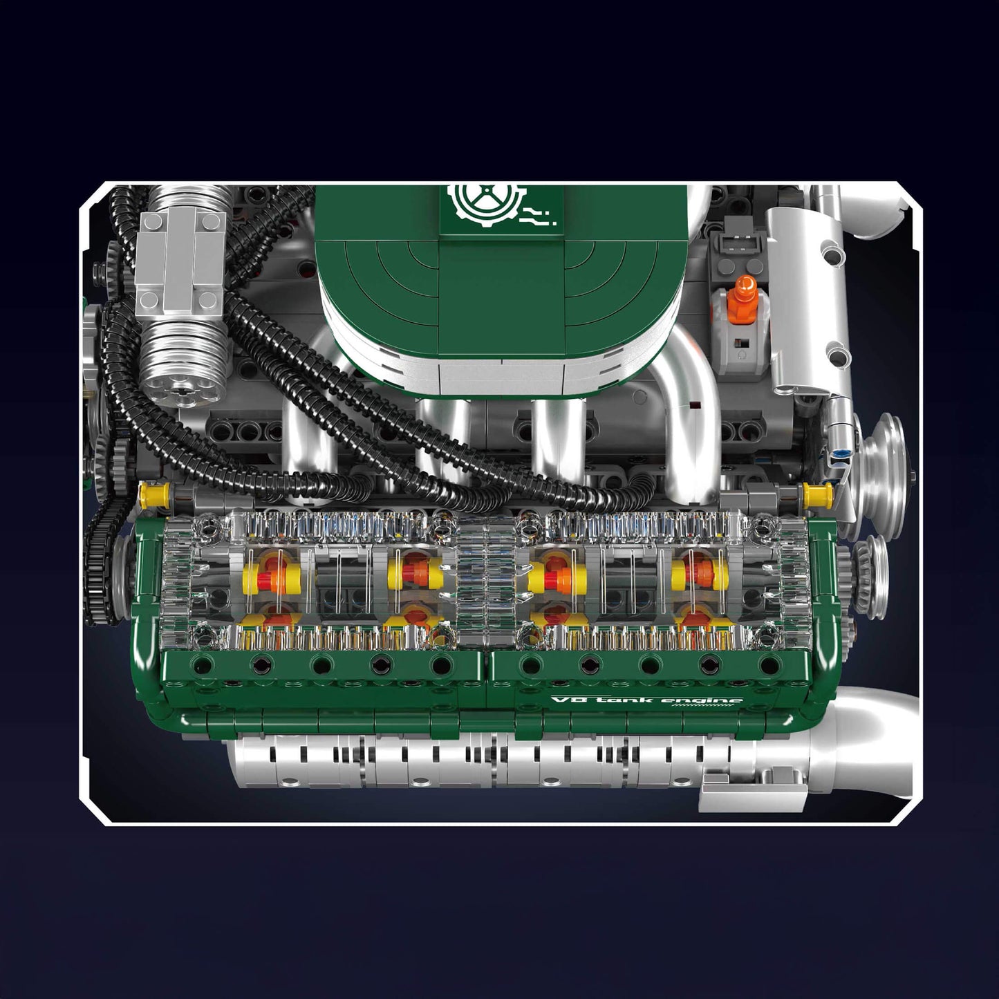 Mould King V8 Tank Engine 10182 | 2250PCS