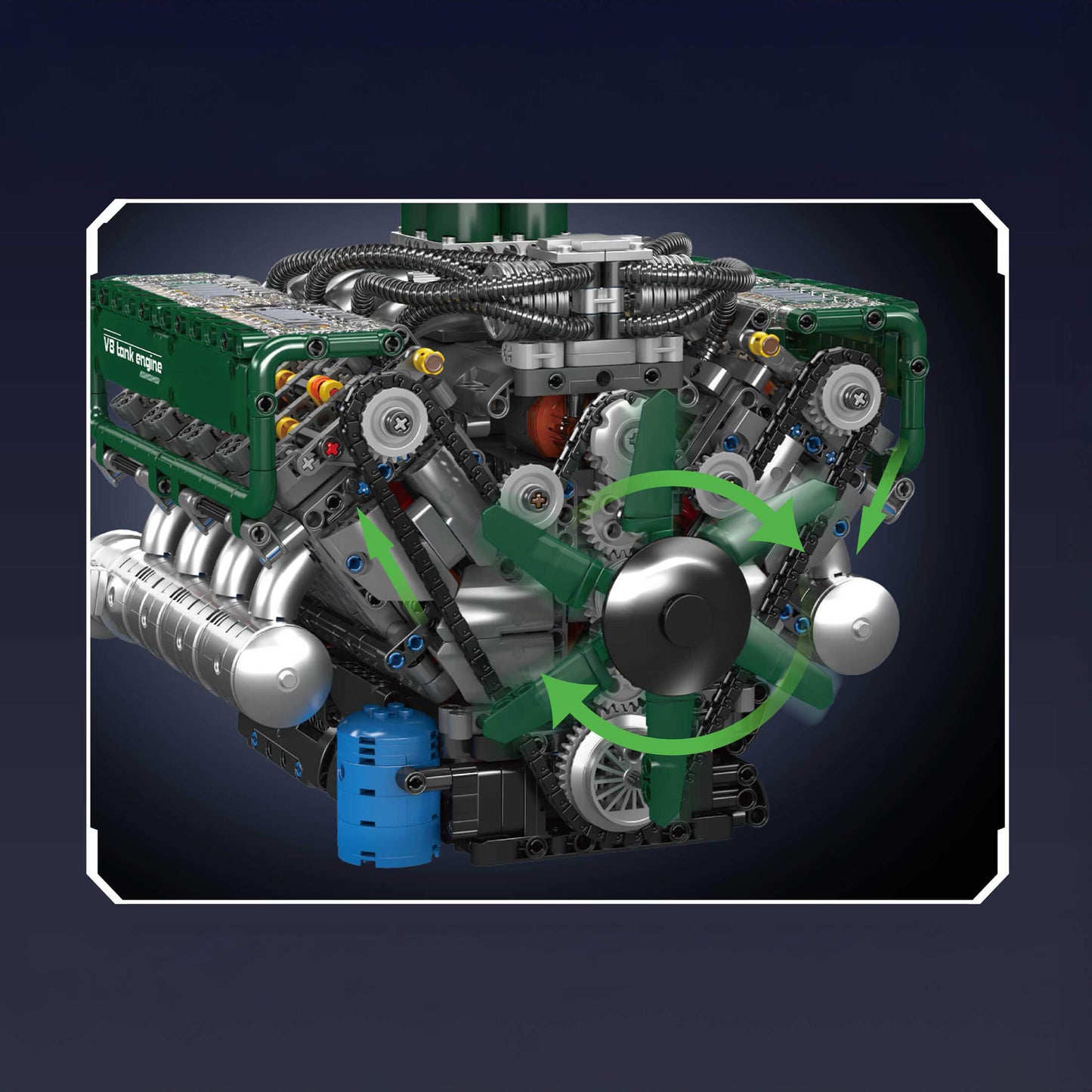 Mould King V8 Tank Engine 10182 | 2250PCS