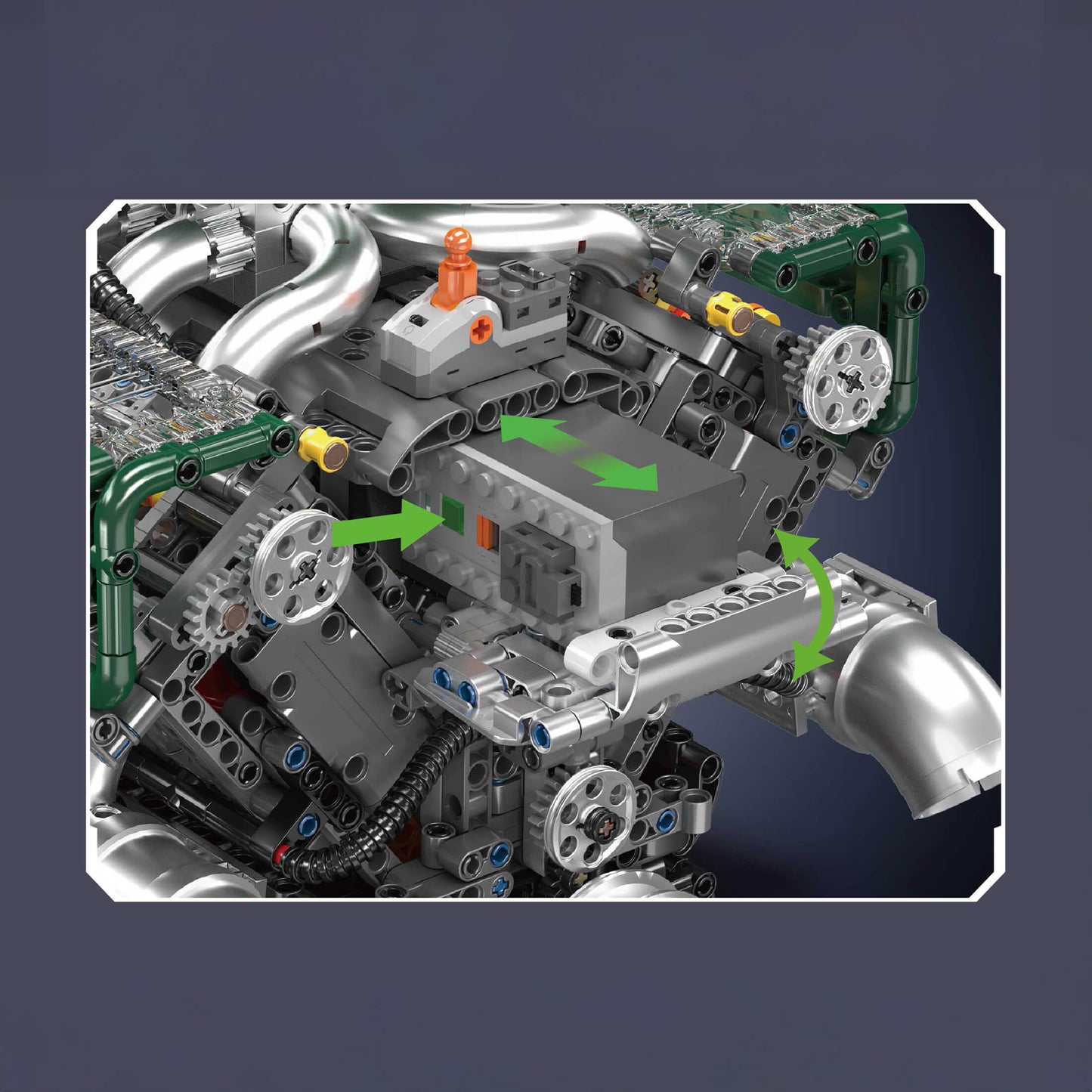 Mould King V8 Tank Engine 10182 | 2250PCS