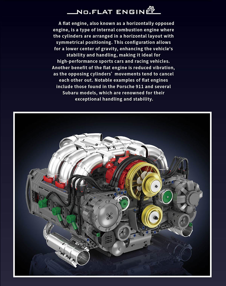 Mould King FLAT Engine 10181 | 2375PCS