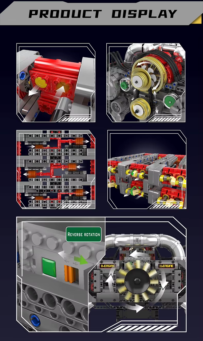 Mould King FLAT Engine 10181 | 2375PCS