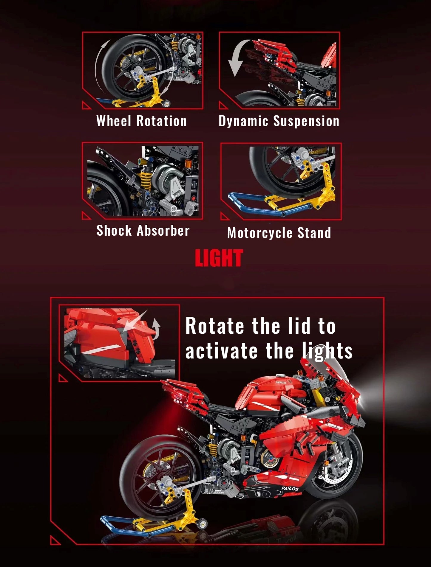 PANLOS V4S Superbike 672101 | 2129PCS