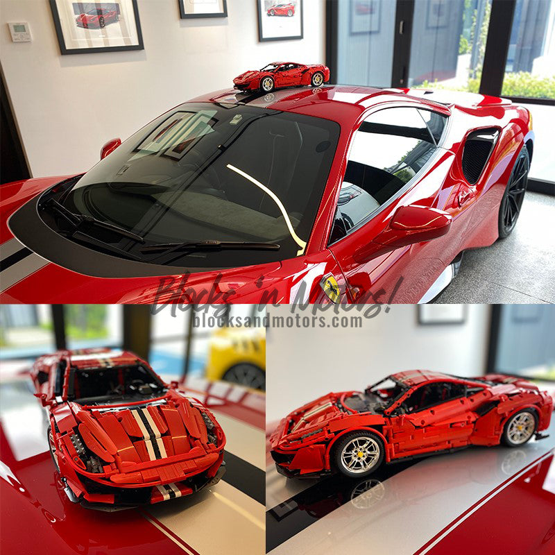 CaDA Red Italian Supercar - C61042 / 61043 | 3187PCS