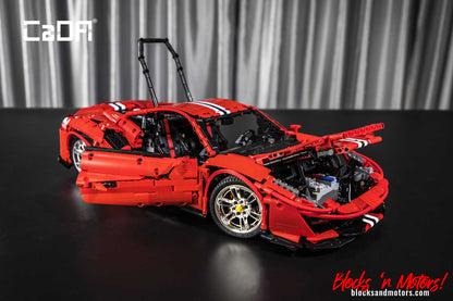 CaDA Red Italian Supercar - C61042 / 61043 | 3187PCS