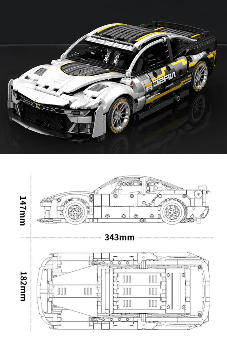 Chevy Thunder ZL | 1531PCS