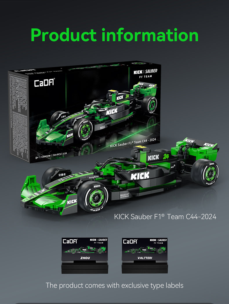 CaDA KICK Sauber F1 Team C44 2024 C55032 | 314PCS