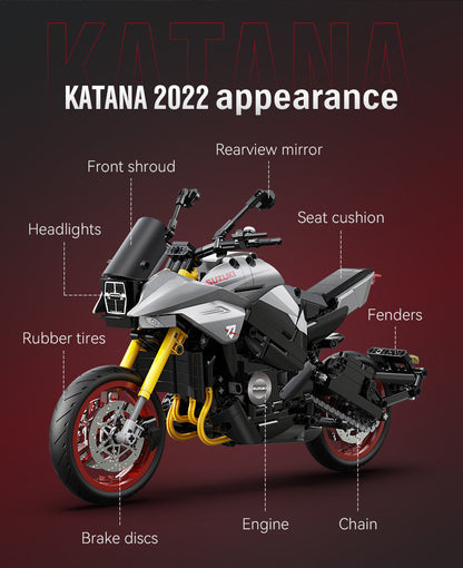 CaDA Suzuki Katana 2022 C59021 | 1104PCS