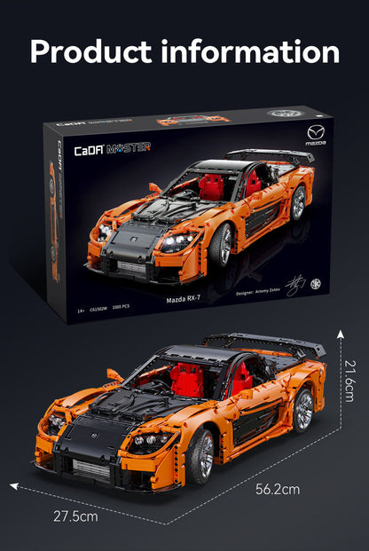 CaDA Mazda RX-7 VeilSide Fortune C61502 RC | 3305PCS