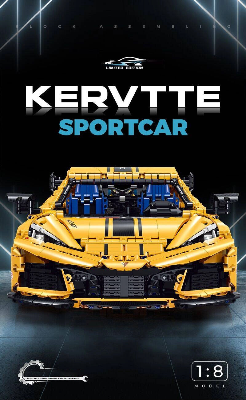 GULY Kervtte Z06 Sportcar 10622 RC | 3788PCS