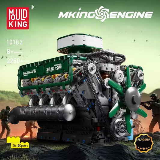 Mould King V8 Tank Engine 10182 | 2250PCS