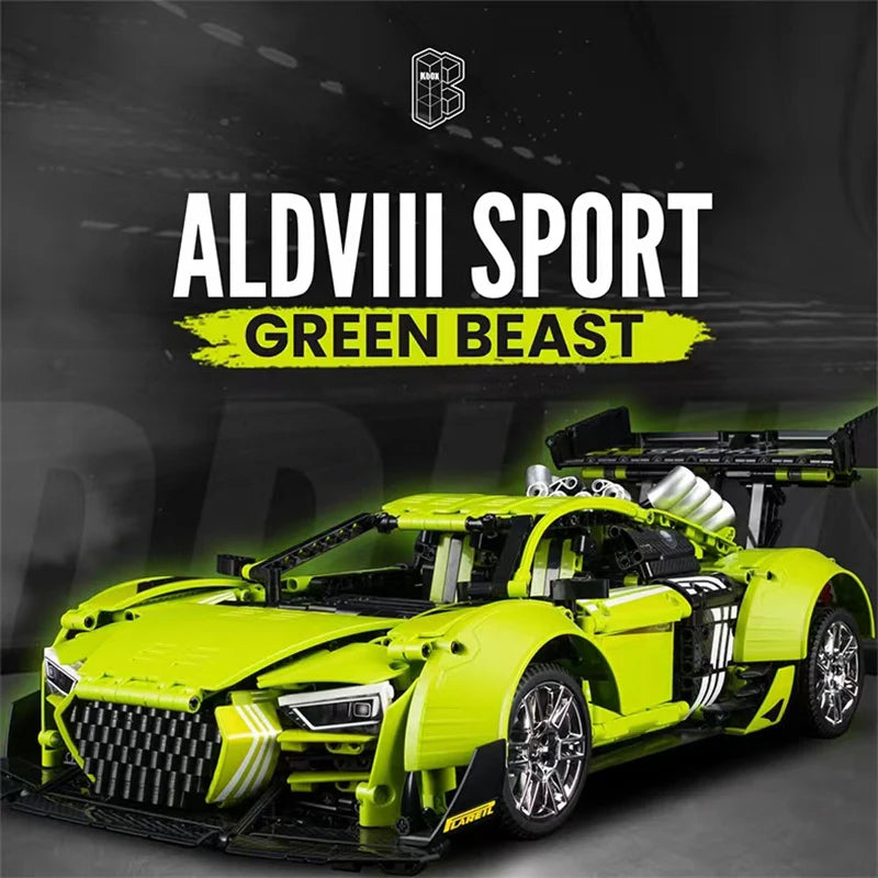 K-BOX R8 Sport Green Beast 10516 | 2641PCS