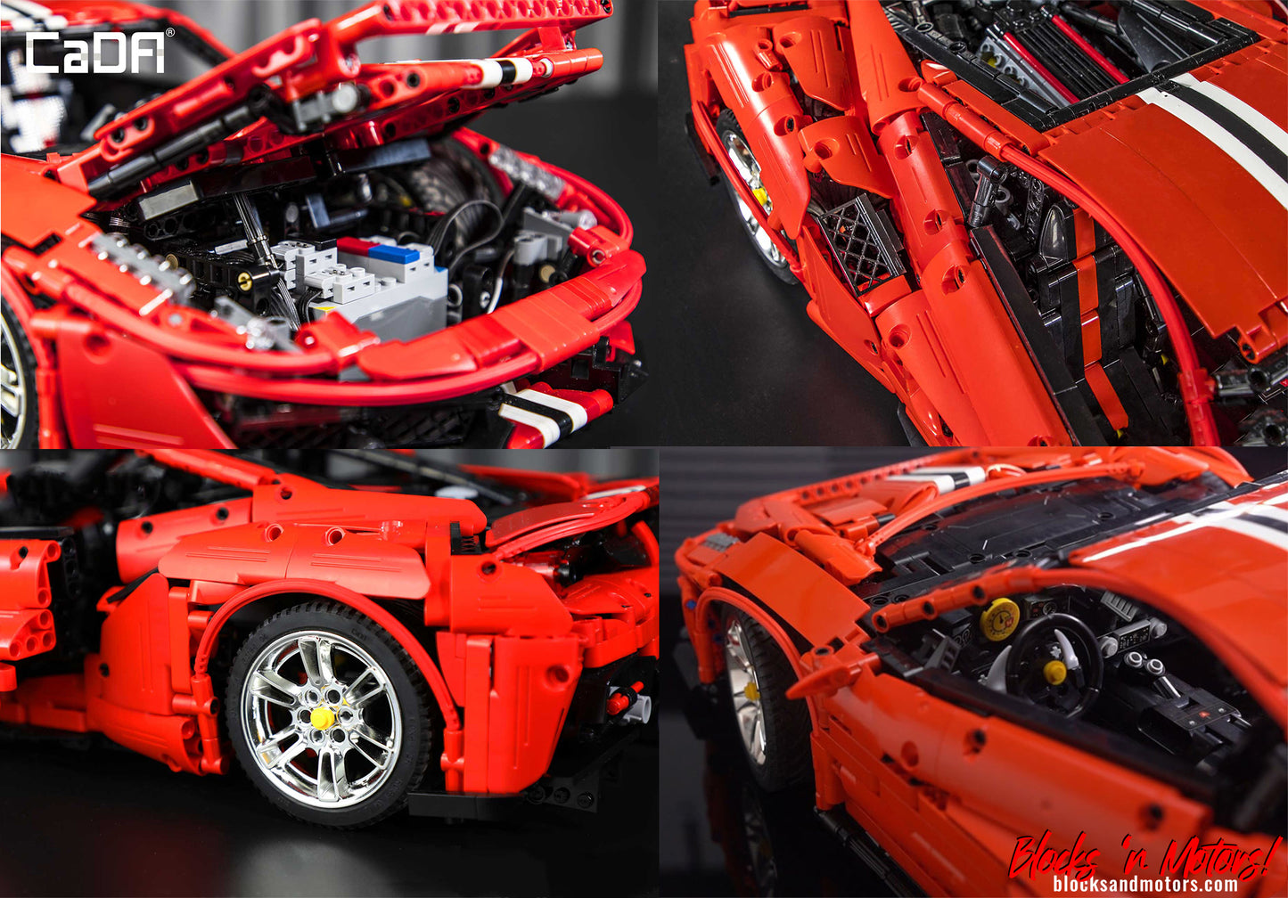 CaDA Red Italian Supercar - C61042 / 61043 | 3187PCS