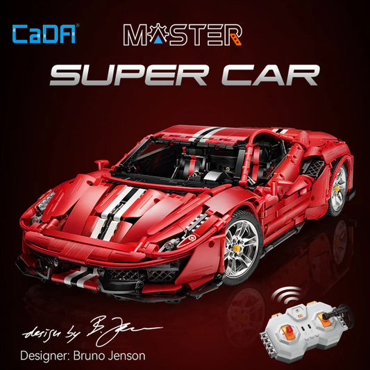 CaDA Red Italian Supercar - C61042 / 61043 | 3187PCS