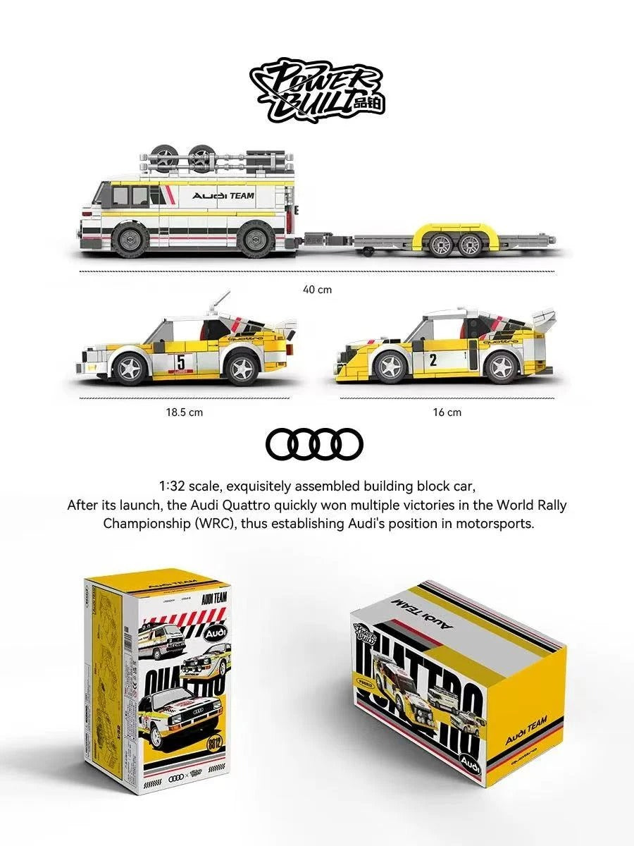 PowerBlock HB Audi Team 1984 – Group B Rally PB8812 XINYU | 1362PCS