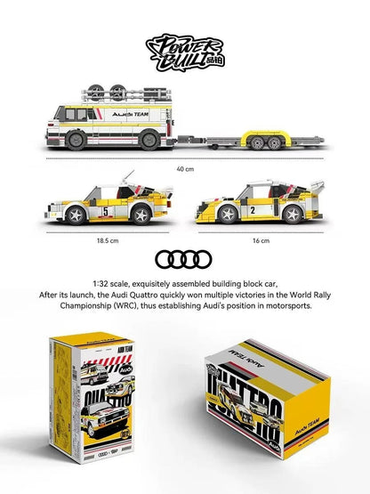 PowerBlock HB Audi Team 1984 – Group B Rally PB8812 XINYU | 1362PCS