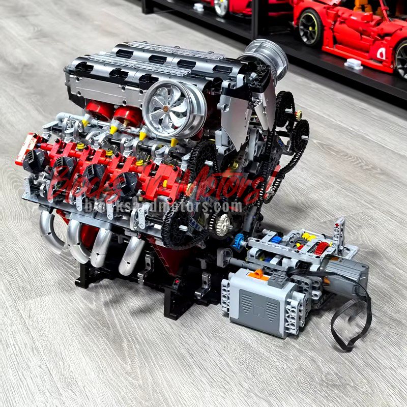 Mould King F488 Supercar V8 Engine 10130 | 2718PCS