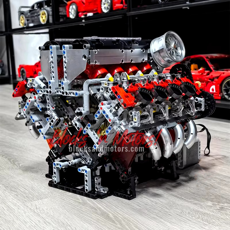 Mould King F488 Supercar V8 Engine 10130 | 2718PCS