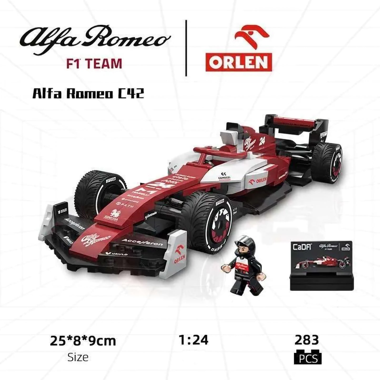 CaDA Alfa Romeo F1 Team ORLEN C42 2020 C55026 | 283PCS